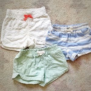 Set / Bundle of 3 Girls Bubble Shorts 3T